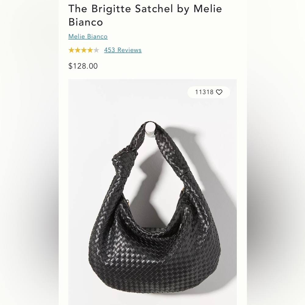 The Brigitte Satchel by Melie Bianco